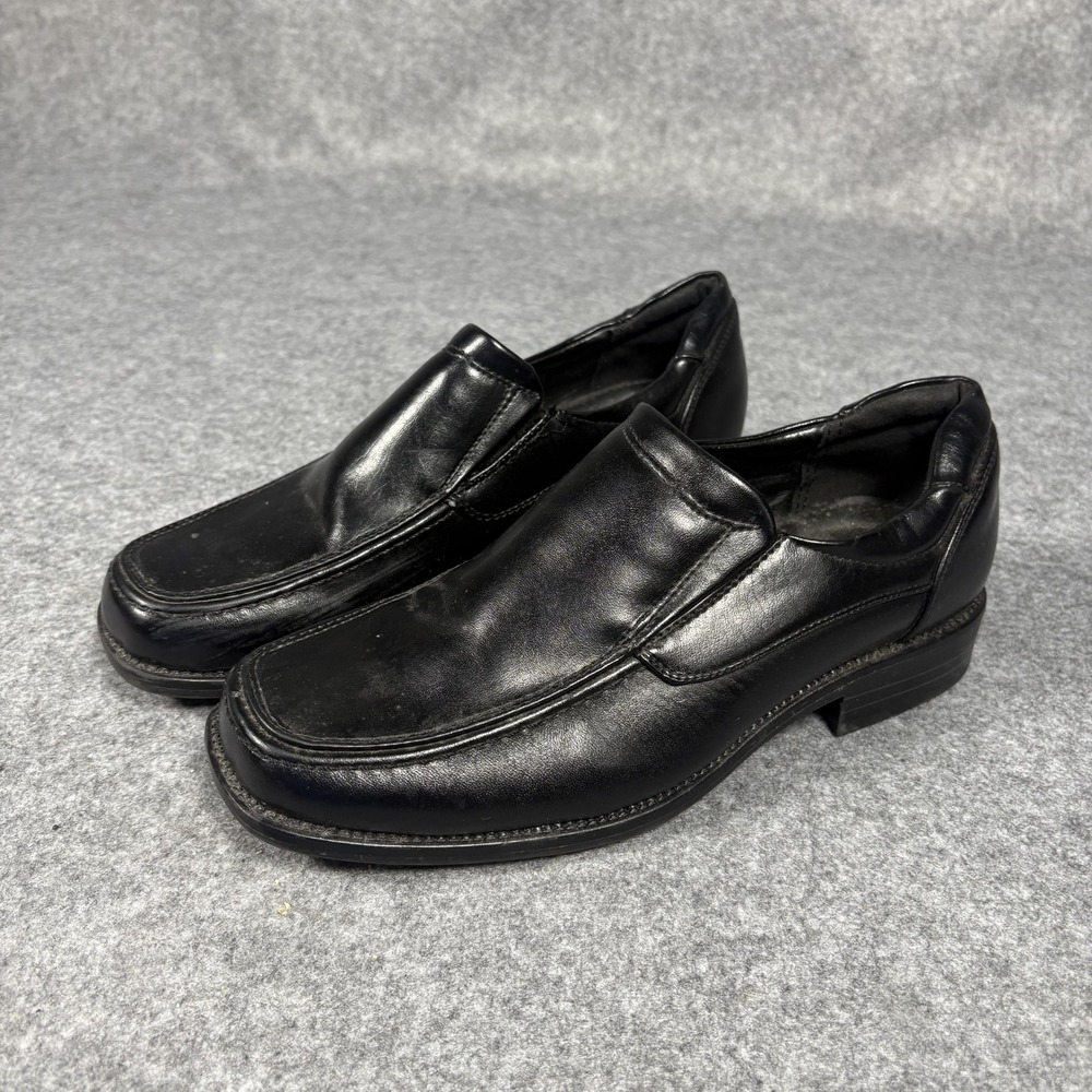 Robert David Lil Tim Dress Shoes 4M Black Slip‎ On Loafers